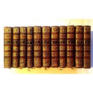 Very Beautiful Series In 11 Illustrated Volumes Of "the Works Of Monsieur De Fontenelle", Paris 1767