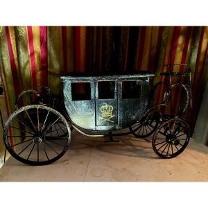 Magnificent Miniature Carriage From The Late 18th Century "companion Masterpiece" 