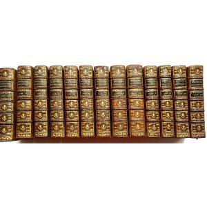 13 Volumes, Good Condition "abbreviated From Ecclesiastical History" In Utrecht 1748. Bonaventure Racine 