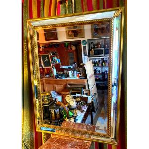 Beautiful Large Golden Mirror, 83.5cm