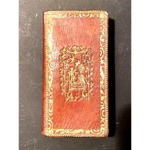 Rare 18th Century Pocket Almanac. Paris 1785. “court Calendar” For The Year In Moroccan
