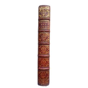 Beautiful Red Morocco: "mores Of The Israelites"; Mr. Abbé Fleury. In Paris, At P. Aubouyn's, 1712