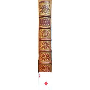 Rare Exemplaire , Plein Maroquin Rouge De 1723 "des Figures De La Bible" Par Le Maistre De Sacy