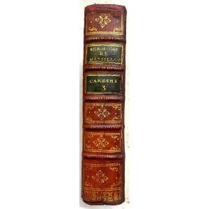 Maroquin rouge de la Maison de Joinville", Louis d'Orléans"  Carême de Massillon. In 12 de 1745