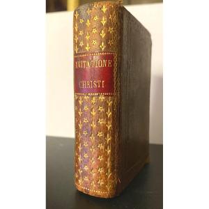 Belle  Imitatione Christi , Libri quatuor " Livre Miniature" de Nicolaus Beauzée . Parisis 1787