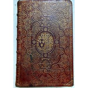 "coat Of Arms Of Marie Leczinska" Binding Holy Week: Rich Binding With Morocco Leather Trim