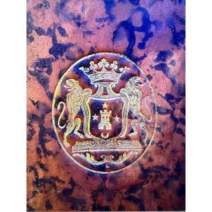 A Beautiful "summary Of Ecclesiastical History" In 13 Vols. In 4, By Bonaventure Racine, With Coats Of Arms On The Covers