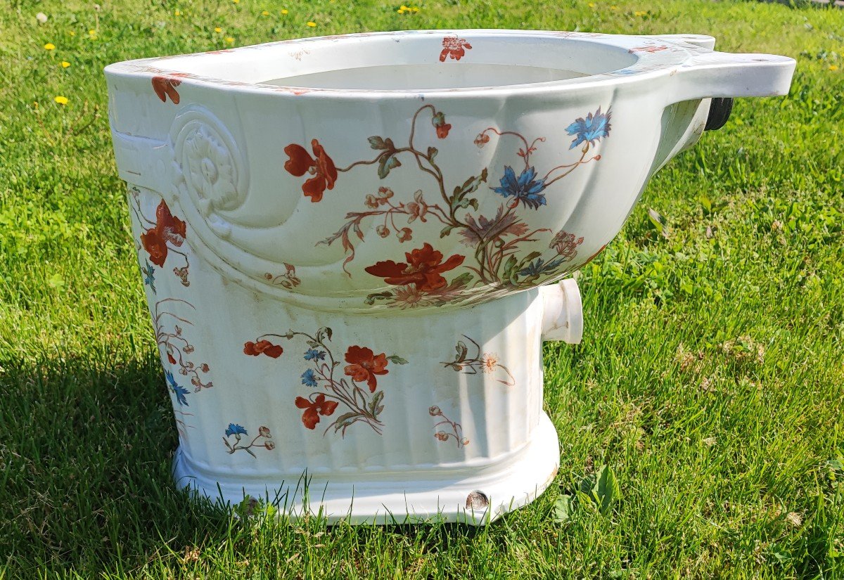 Rare Ancienne Toilette cuvette de WC epoque XIXème 