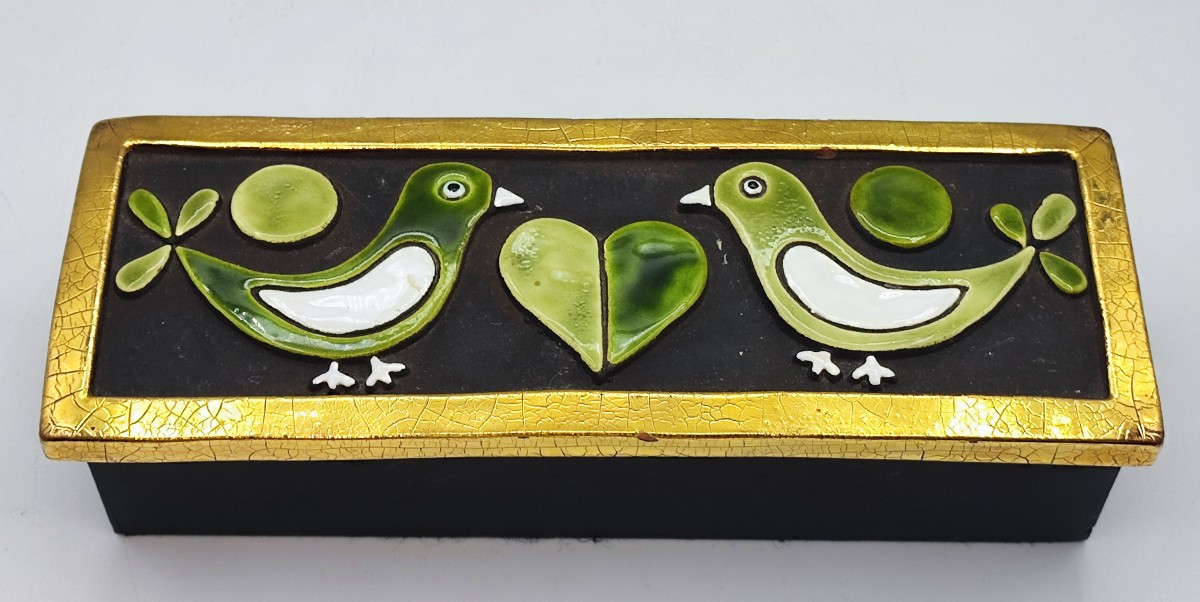 Mithe Espelt - Boite A Bijoux à Décor d'Oiseaux 