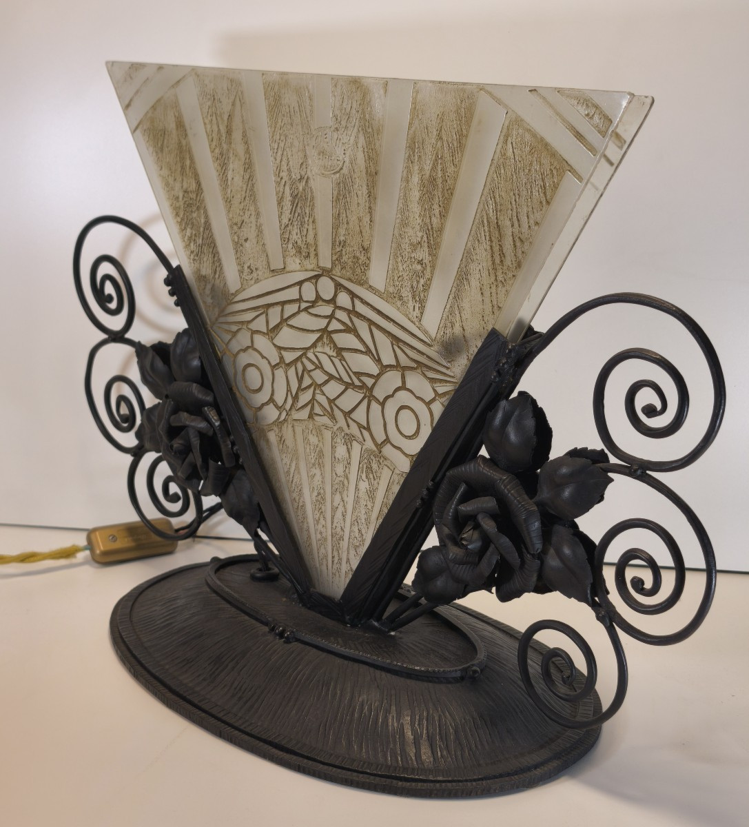 Delatte Nancy - Lampe Art Deco -photo-2