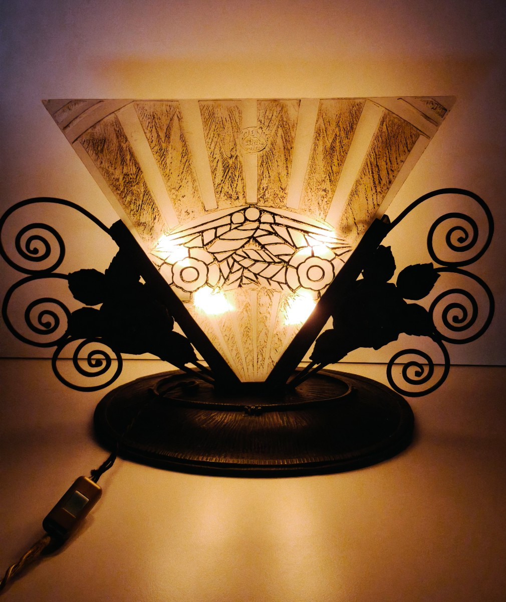 Delatte Nancy - Lampe Art Deco -photo-1