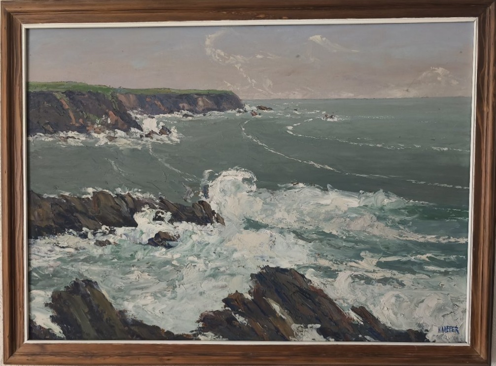 André Kauffer (1893-1977) - La cote sauvage de Quiberon-photo-4