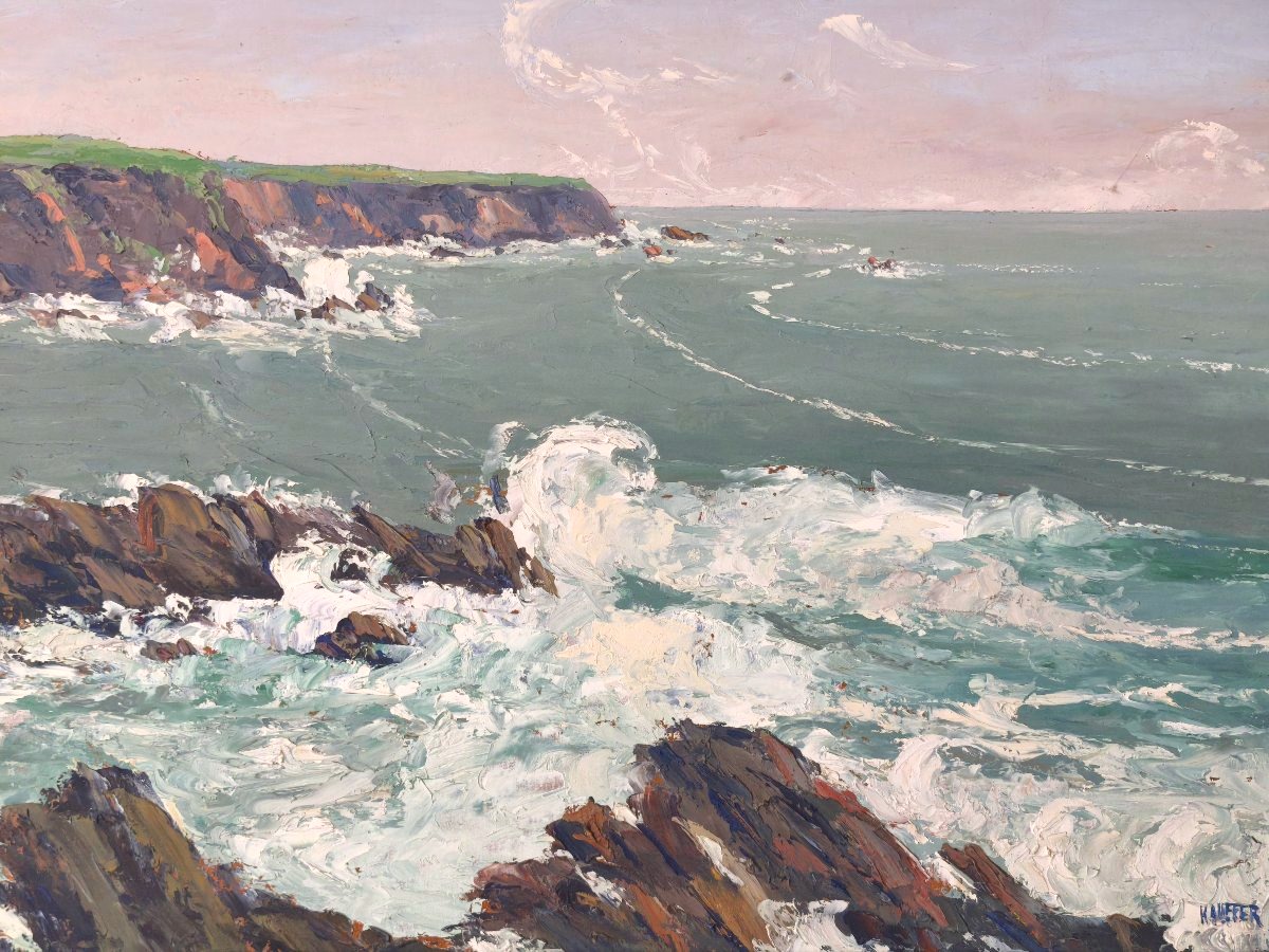 André Kauffer (1893-1977) - La cote sauvage de Quiberon