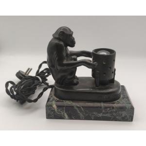 Max Le Verrier - Monkey Night Light With Brazier