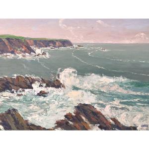 André Kauffer (1893-1977) - La cote sauvage de Quiberon