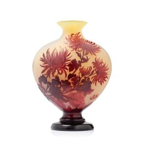 Galle - Important Tokyo Chrysanthemum Decor Vase