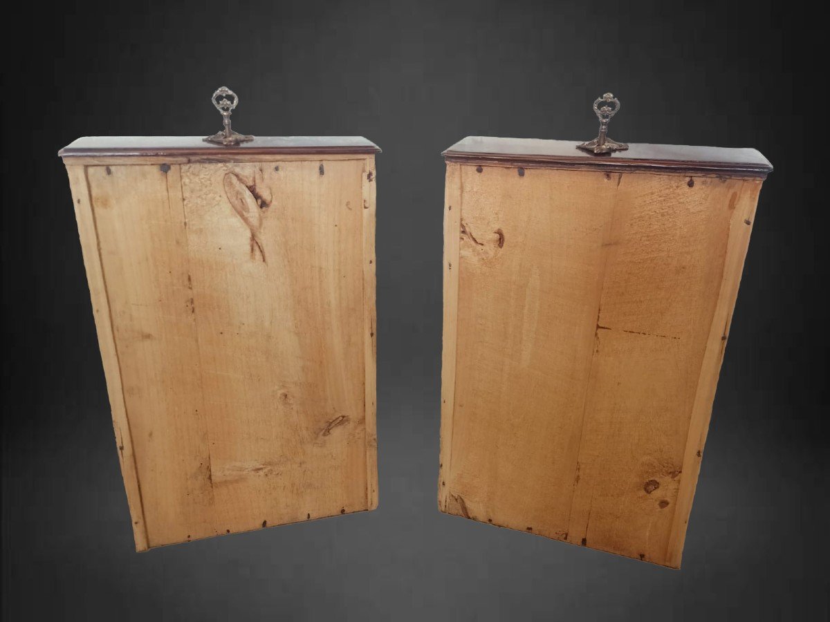 Bureau Louis XV En Noyer Et Palissandre-photo-3