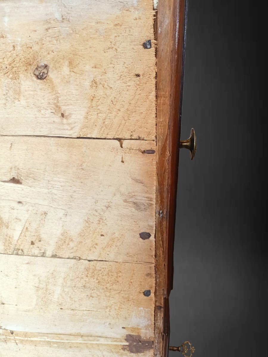 Bureau Louis XV En Noyer Et Palissandre-photo-6