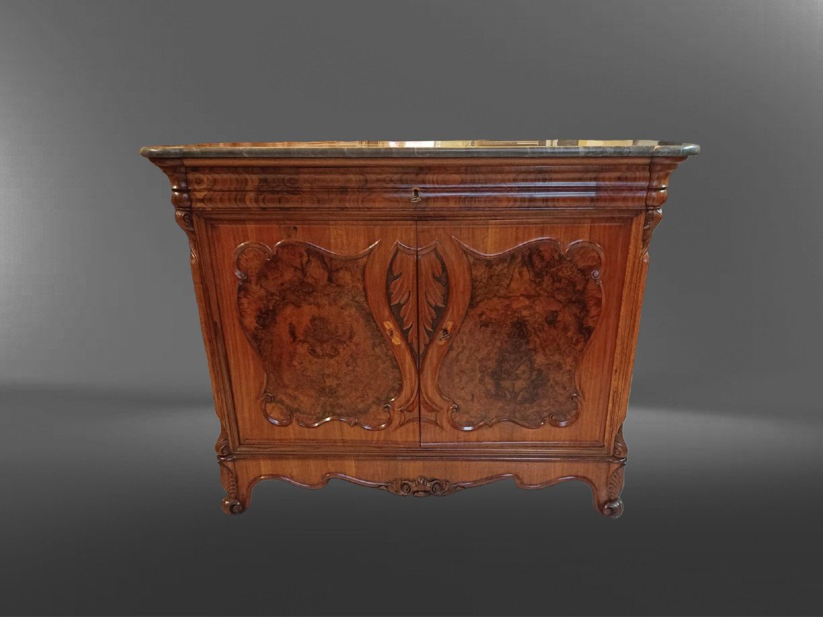 Paire De Buffets Liguriens En Bruyère De Noyer.-photo-6