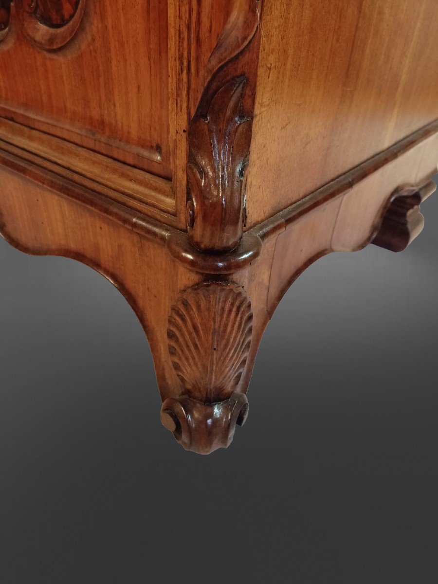 Paire De Buffets Liguriens En Bruyère De Noyer.-photo-7