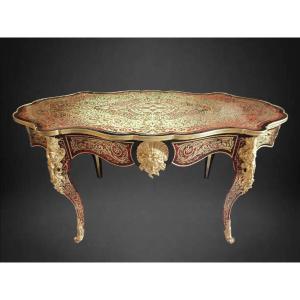 Table De Milieu En Marqueterie « boulle » 