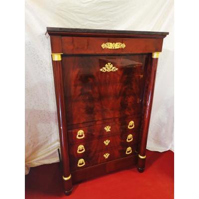 Secrétaire secretaire Empire En Acajou, France, XIX Siècle