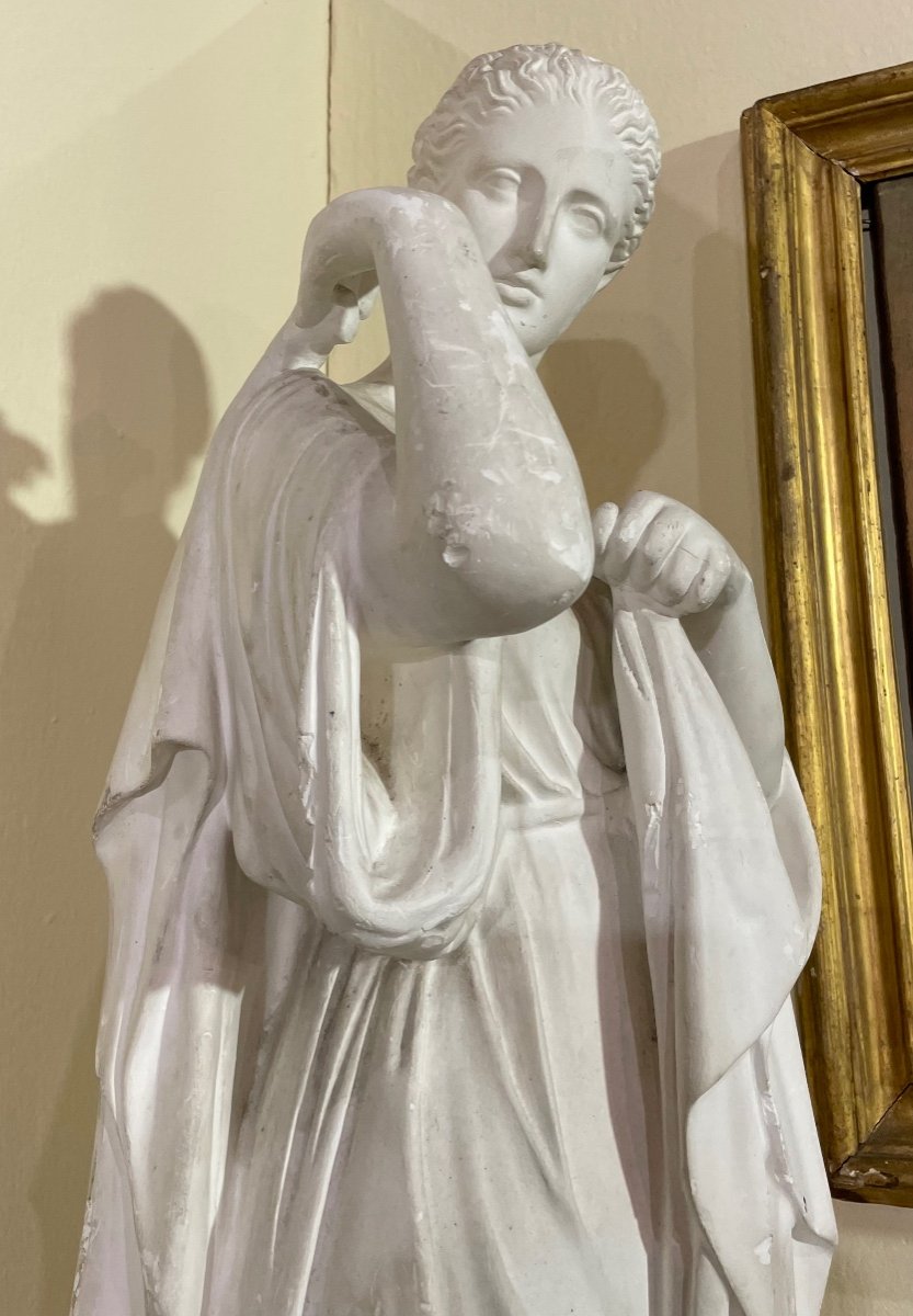 Plaster Sculpture Of Diana Of Gabi 20th Century-photo-3
