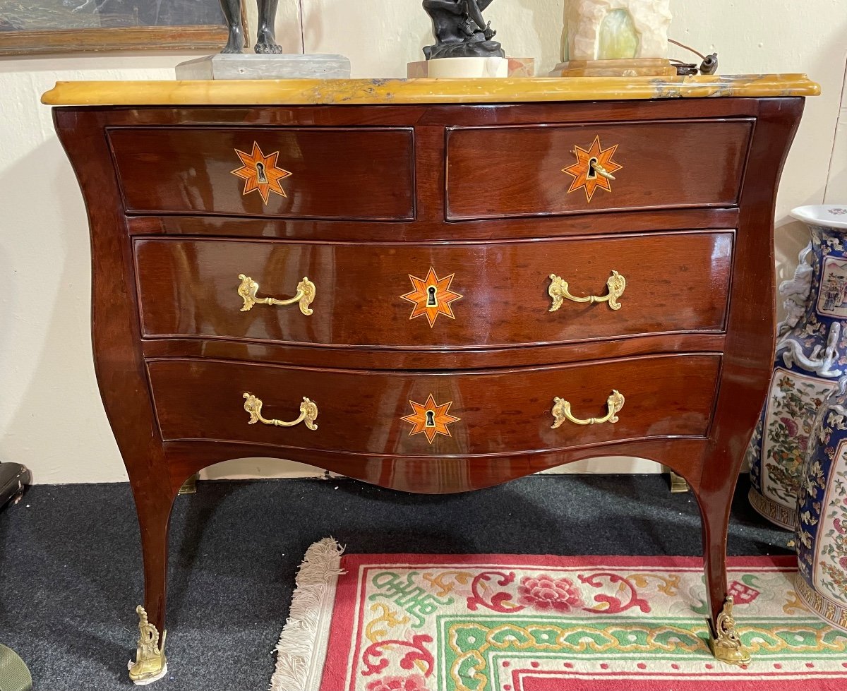 Small Mahogany Chest Of Drawers From Cuba, Mid-18th Century-photo-3