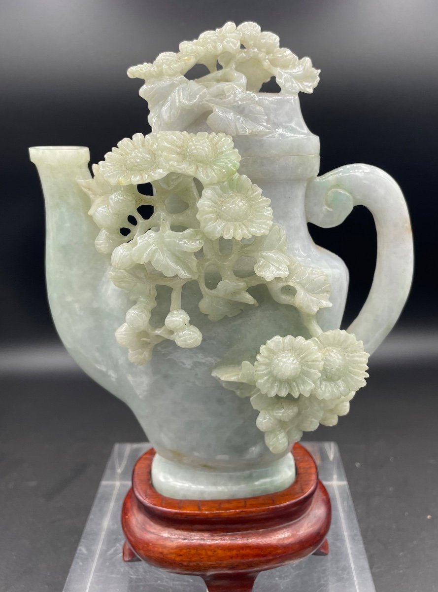 China Celadon Jade Teapot 20th Century