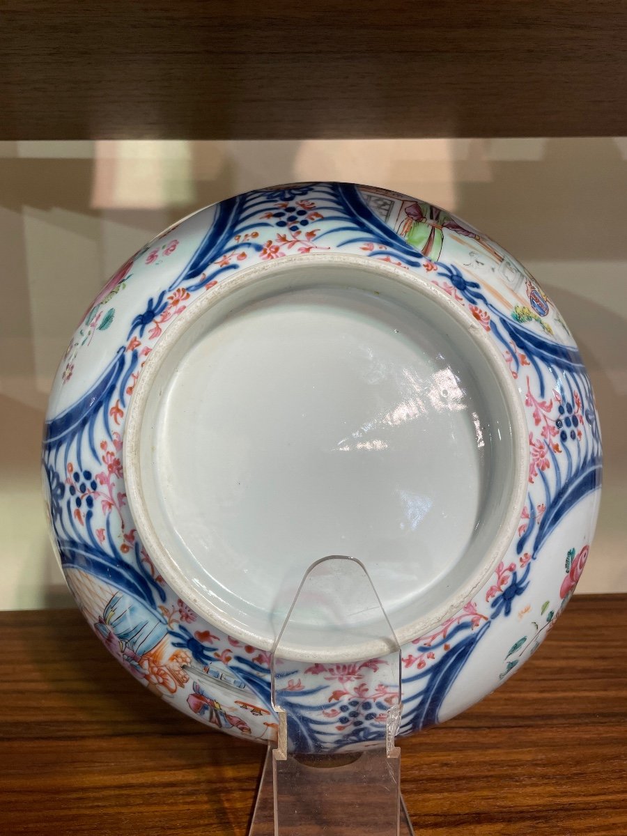 Grand Bol En Porcelaine Peinte Chine XVIIIe Siècle-photo-5