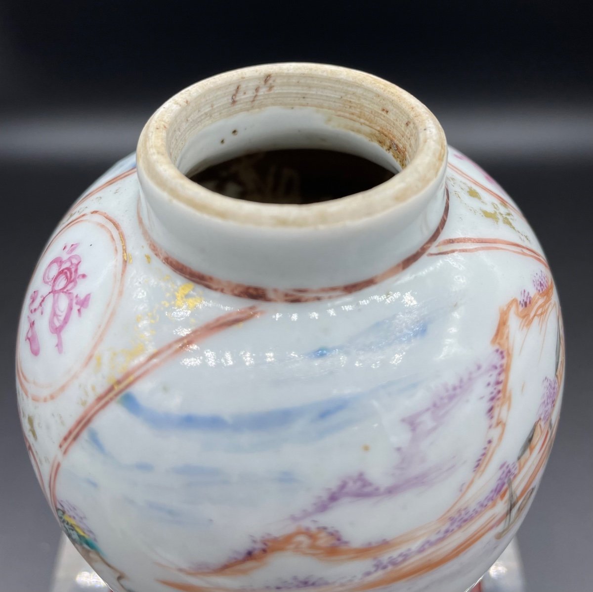 Small Porcelain Vase China 18th Century-photo-2