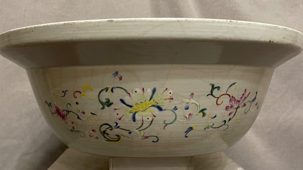 Large Bowl With Characters And Ideograms China 19th Century-photo-3