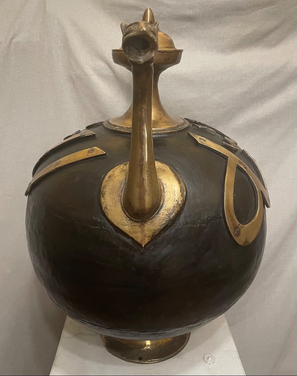 Large 19th Century Islamic Teapot-photo-3