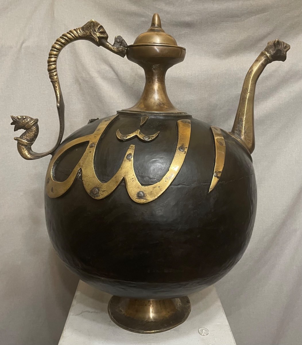 Large 19th Century Islamic Teapot-photo-1