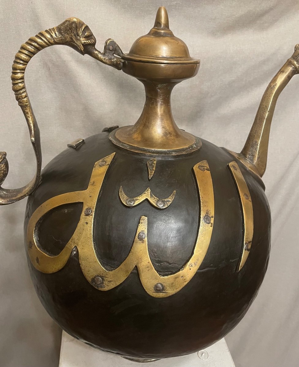 Large 19th Century Islamic Teapot-photo-4