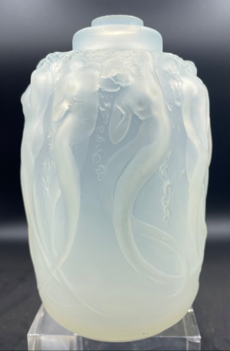 Récipient à Parfum En Verre Lalique XXe Siècle-photo-2