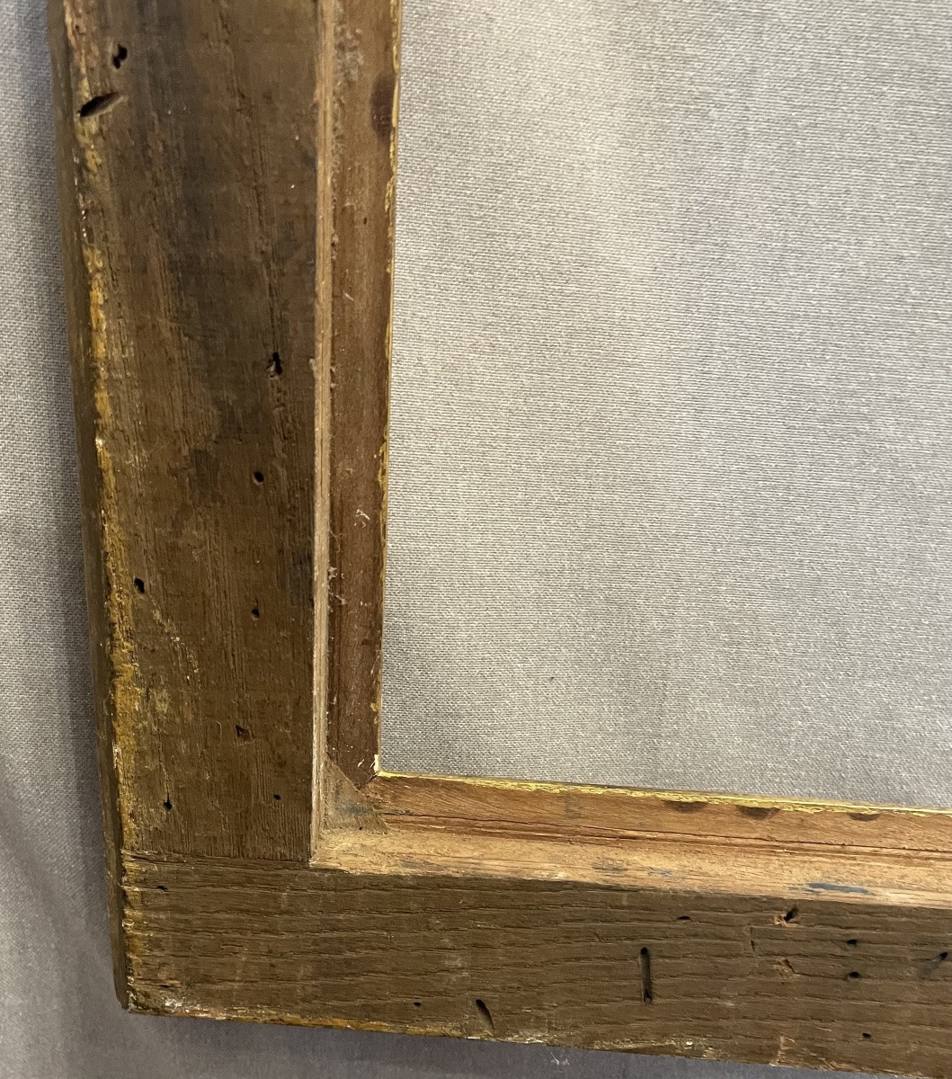 Large Carved And Gilded Frame, 20th Century-photo-7