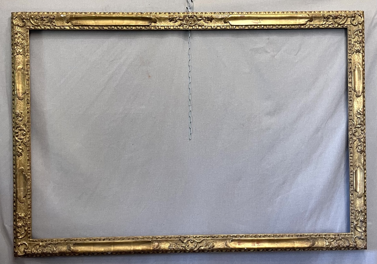 Large Carved And Gilded Frame, 20th Century