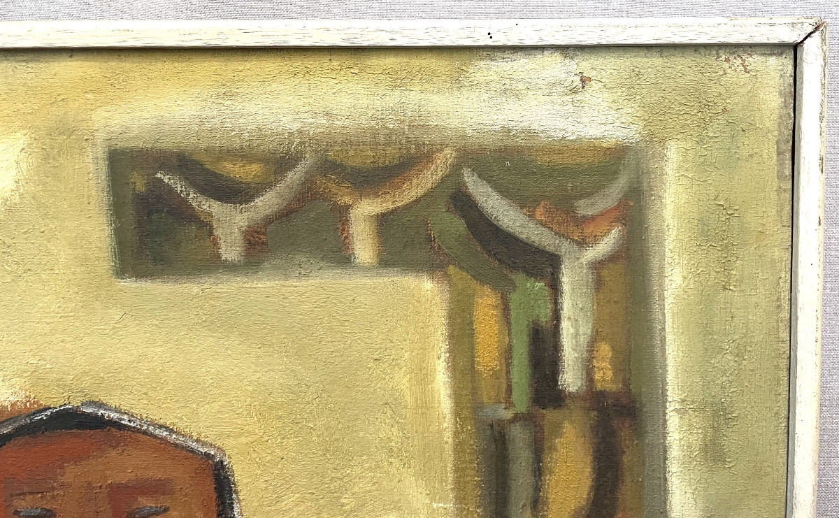 Oil On Canvas By Lola Fernandez 20th Century-photo-2