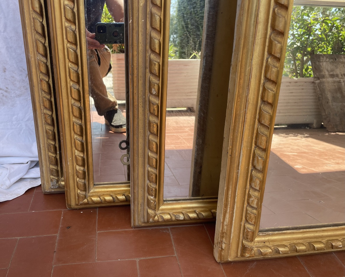 Four 19th Century Giltwood Mirrors-photo-4