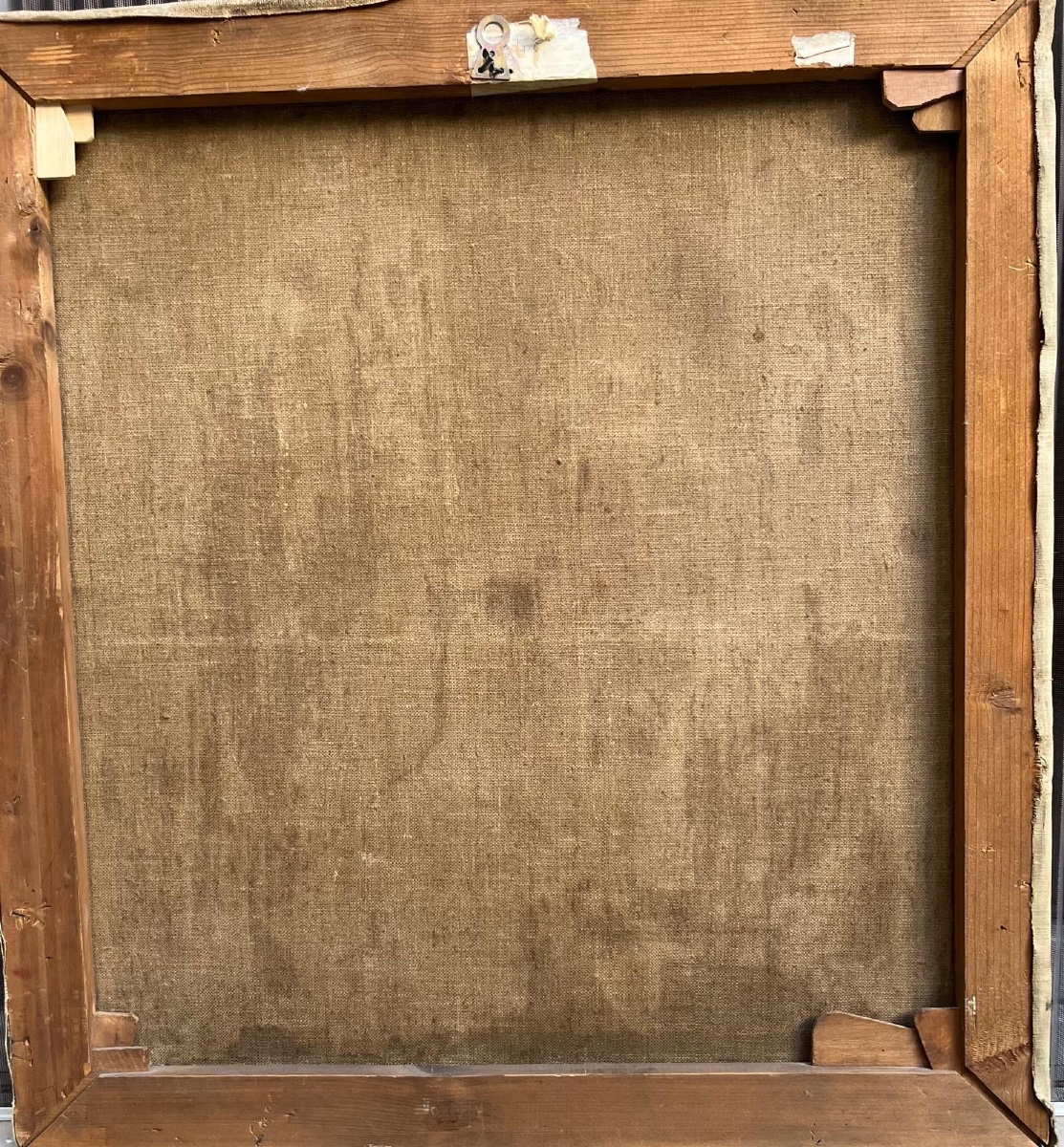 huile sur toile de Stevan Câlić Suzanne et les vieillards XXe siècle-photo-1