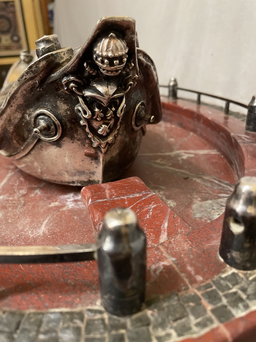 Maquette de la fontaine Barcaccia à Rome, XXe siècle-photo-3