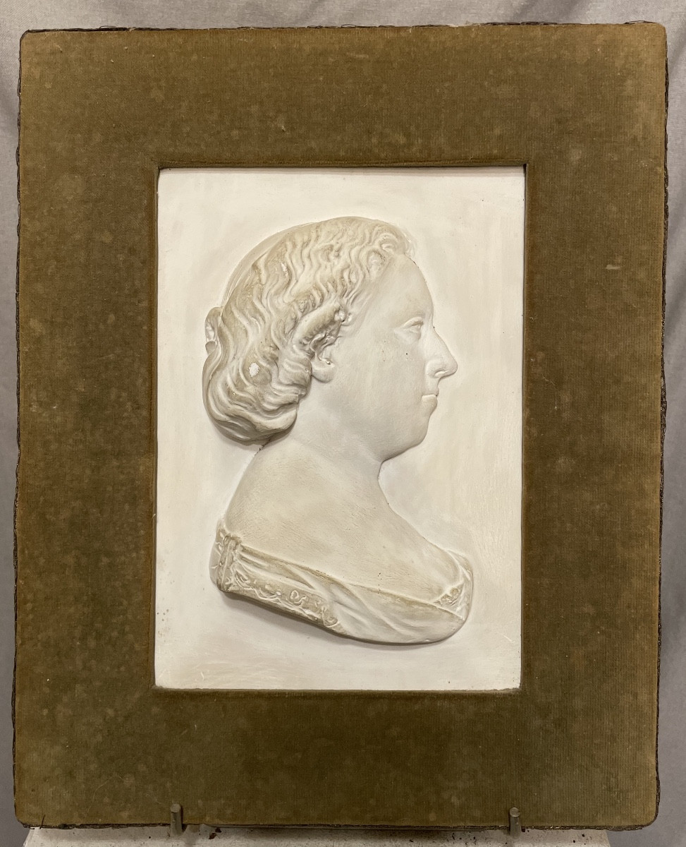 Plaster Portrait Of Elizabeth Von Trotta, 20th Century
