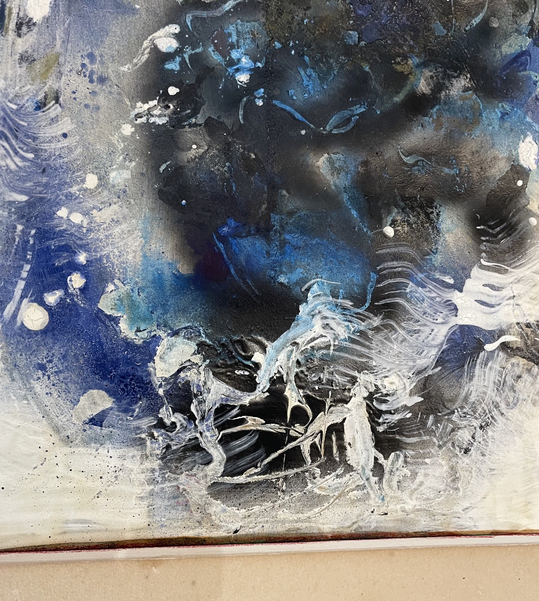 Oil On Paper By Guido Biasi, 20th Century-photo-1