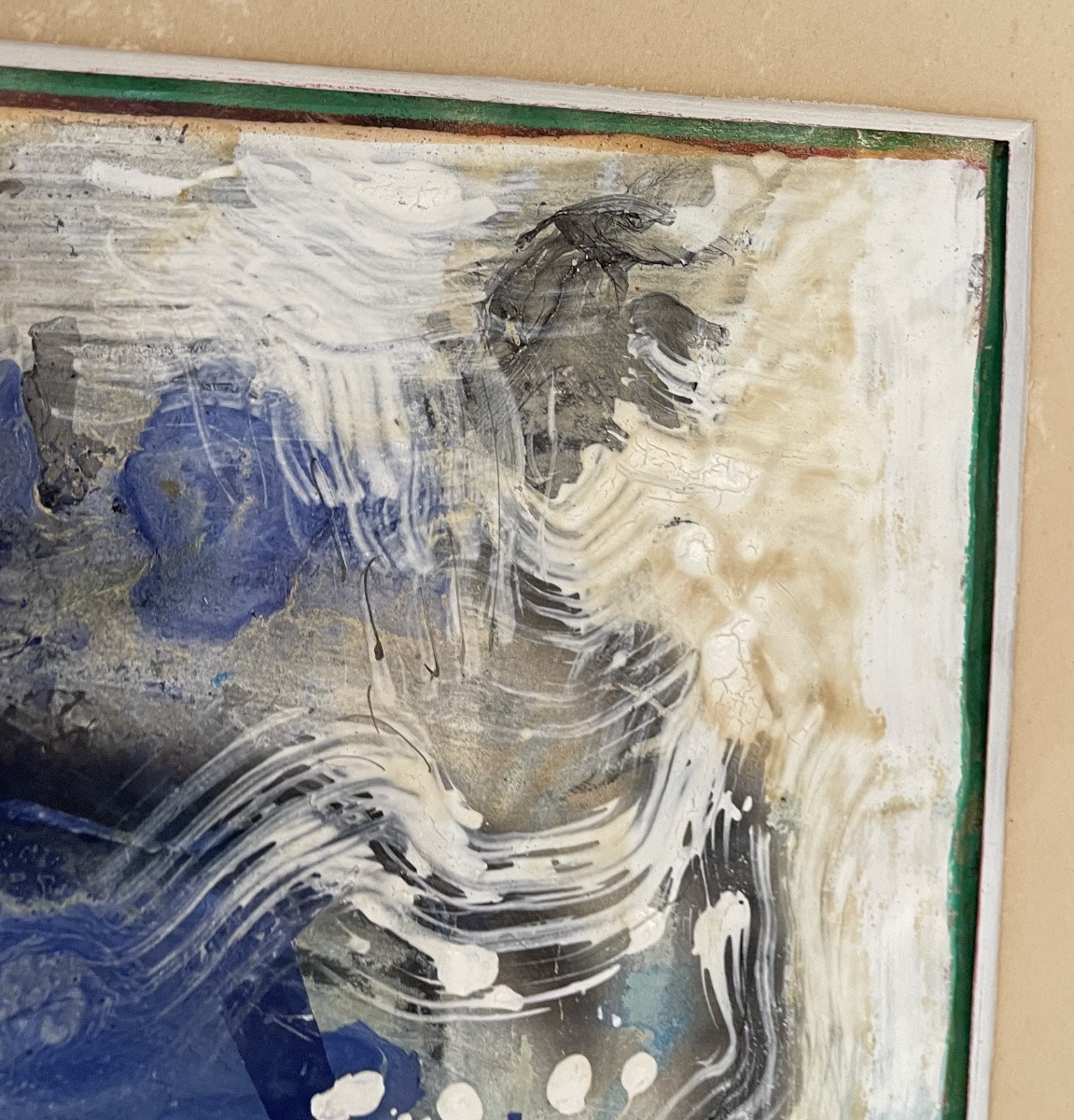 Oil On Paper By Guido Biasi, 20th Century-photo-3