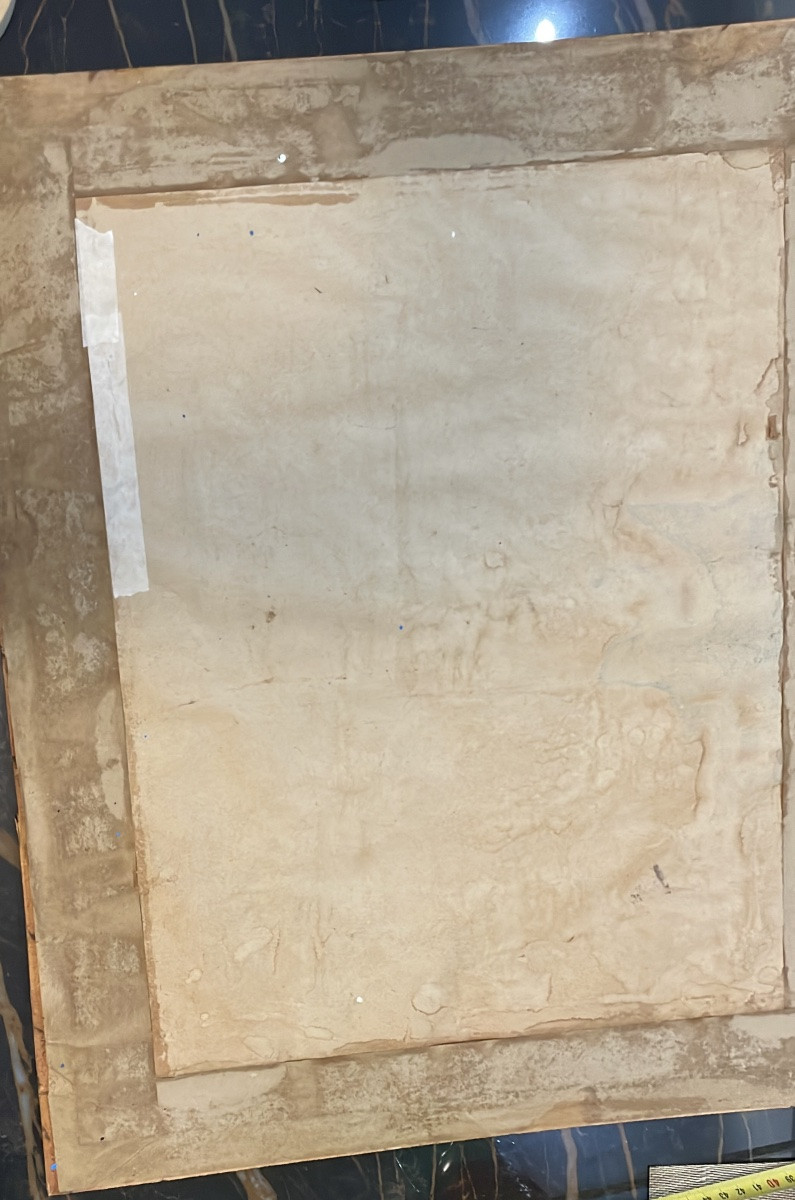 Oil On Paper By Guido Biasi, 20th Century-photo-5