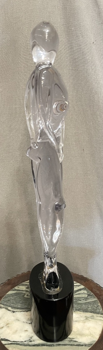 Blown Glass Sculpture By Luigi Moro, 20th Century-photo-1