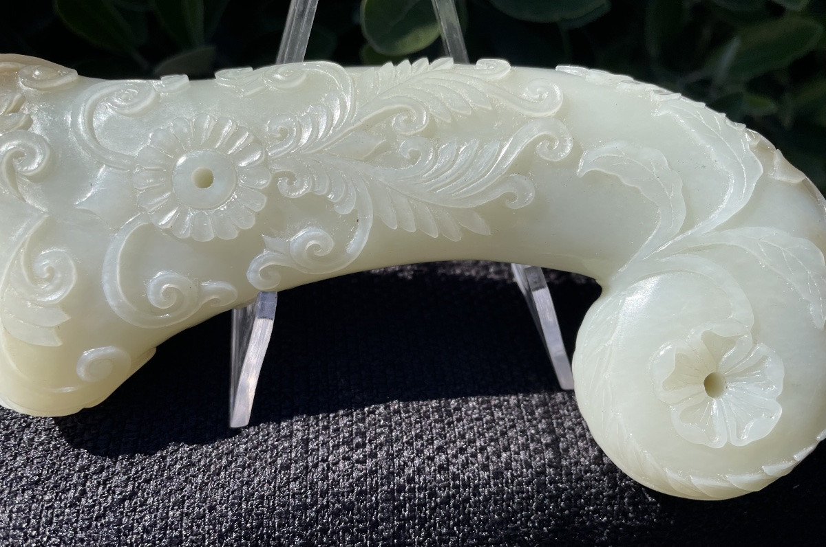 19th-century Mughal Jade Dagger Handle-photo-4