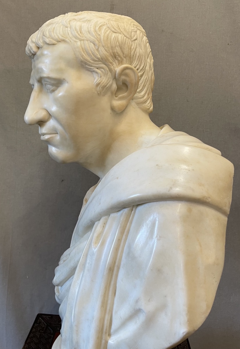 Buste en marbre de Brutus XVII-photo-1