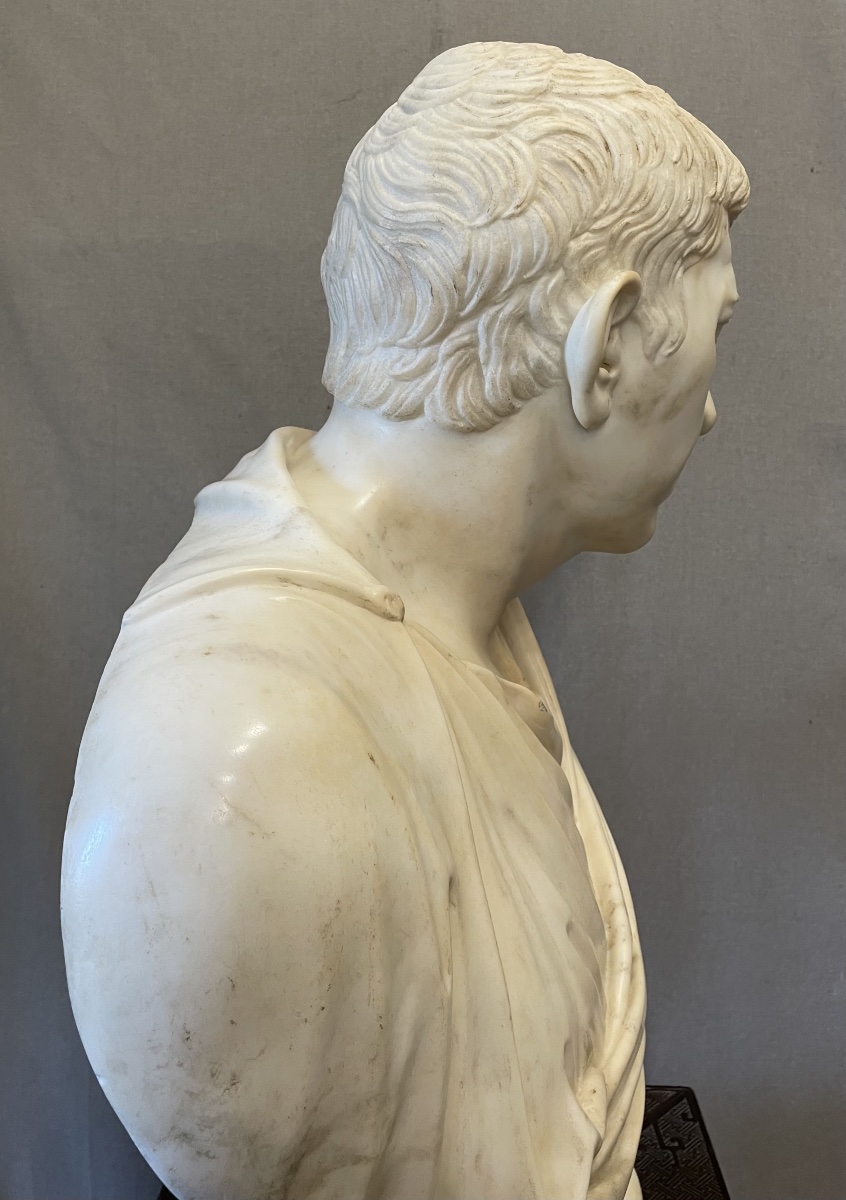 Buste en marbre de Brutus XVII-photo-3